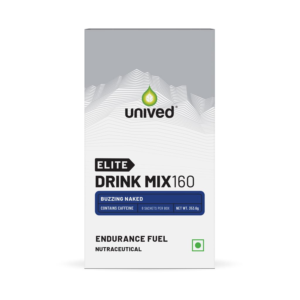 Unived Elite Drink Mix 160 | Isotonic Energy Drink | 2:1 Ratio & 40g Carbohydrates with Betaine & Beta-Alanine | Endurance Athletes Sports Drink