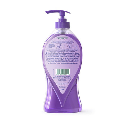 Palmolive Aroma Absolute Relax Body Wash, Gel Based Shower Gel with 100% Natural Ylang Ylang Essential Oil & Iris Extracts - pH Balanced, No Parabens, No Silicones, 750ml Pump