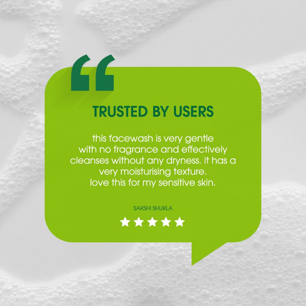 Simple Kind To Skin Moisturising Facial Wash 100 ml | 100% Soap-Free Facewash | For normal to dry skin
