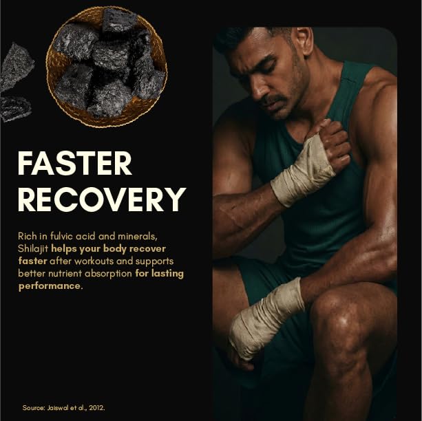 Rasayanam Pure Himalayan Shilajit Resin | Highly Purified with 75% Fulvic Acid & 80+ Trace Minerals | Supports Energy, Stamina, Strength & Recovery | 20 gm