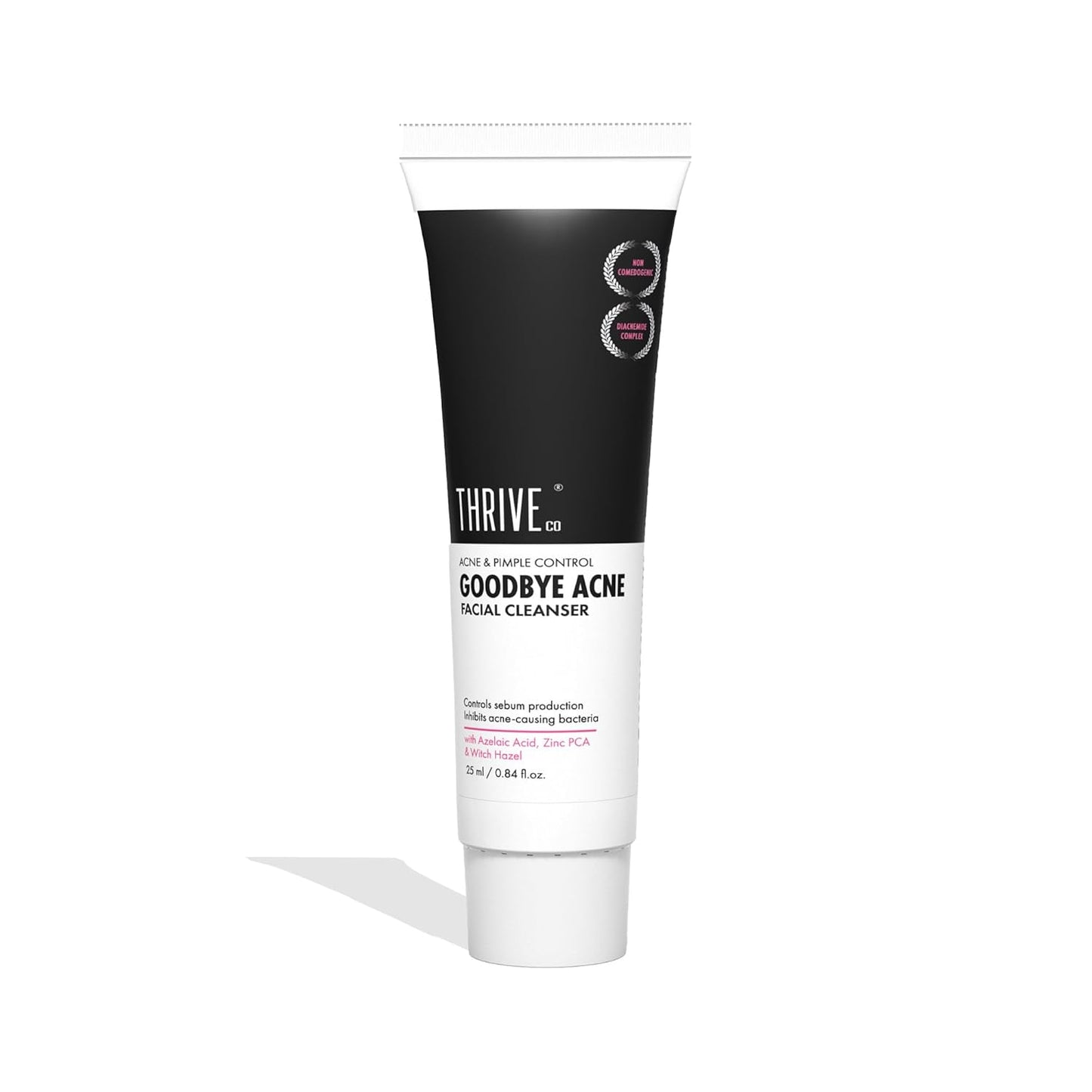 ThriveCo Goodbye Acneâ„¢ Facial Cleanser | Reduces Acne, & Sebum | Diacnemideâ„¢,| Nondrying & Moisturising | Women & Men, 25ml