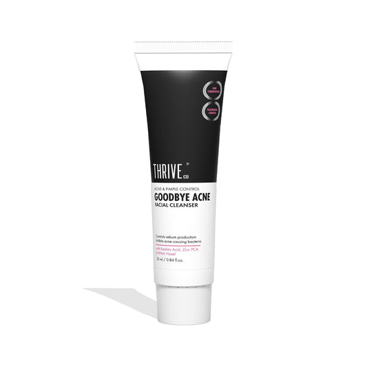 ThriveCo Goodbye Acneâ„¢ Facial Cleanser | Reduces Acne, & Sebum | Diacnemideâ„¢,| Nondrying & Moisturising | Women & Men, 25ml
