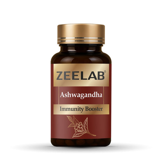 Zeelab Ashwagandha 100 Capsules | Pure Herbs, Immunity and Stamina Booster Capsules | Support Strength & Energy | Stress Relief Supplements For Men & Women