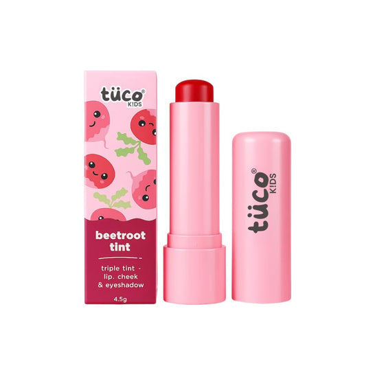 TucoÂ® Kids Lip Balm Tint | Lip, Cheek & Eyeshadow | Ages 3-15 Years | Made with 100% Natural Oils & Waxes | Free from Mineral Oils, Synthetic Fragrance and Parabens