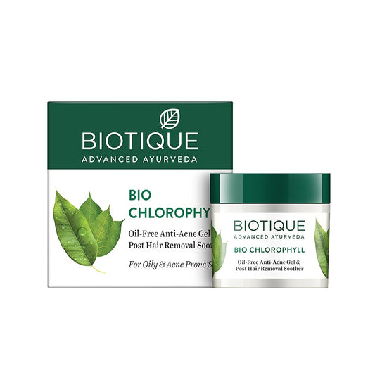 Biotique Bio Chlorophyll Oil Free Anti-Acne Gel & Post Hair Removal Soother For Oily & Acne Prone Sk