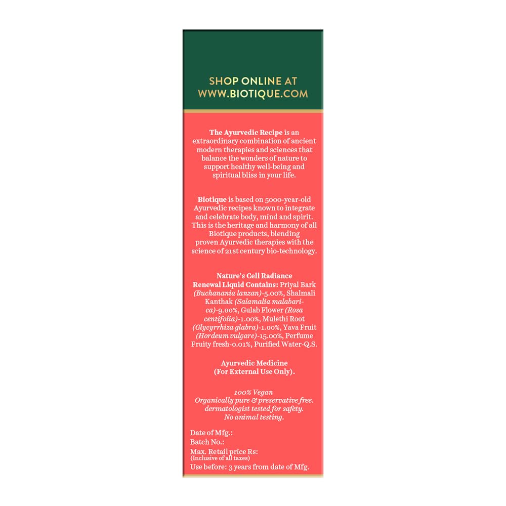 Biotique Bio Rose Pore Tightening Toner With Himalayan Water For All Skin Type 120 Ml