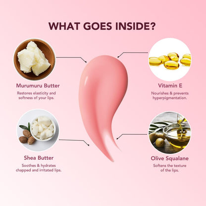 Bellavita Lip Sleeping Mask For Smooth, Soft & Plump Lips | 12hrs of Intense Hydration | Repairs Dry & Chapped Lips | Prevents Pigmentation | Soothes Dryness | Strawberry - 9.8g
