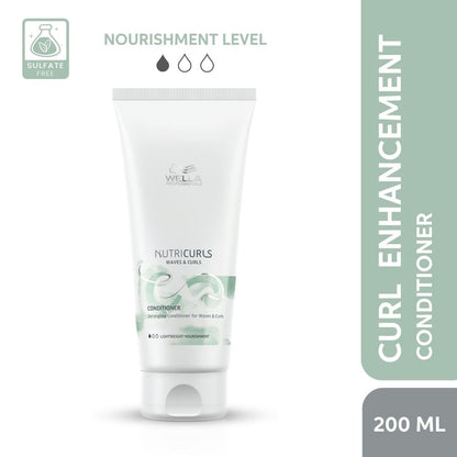 Wella Professionals Nutricurls Detangling Conditioner for Waves & Curls 200ml