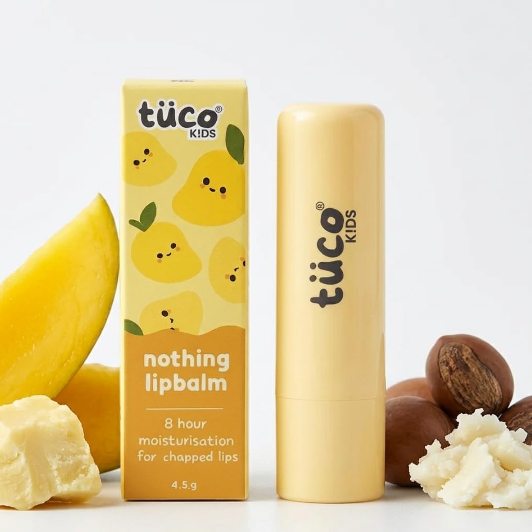 TucoÂ® Kids Lip Balm Tint | Lip, Cheek & Eyeshadow | Ages 3-15 Years | Made with 100% Natural Oils & Waxes | Free from Mineral Oils, Synthetic Fragrance and Parabens