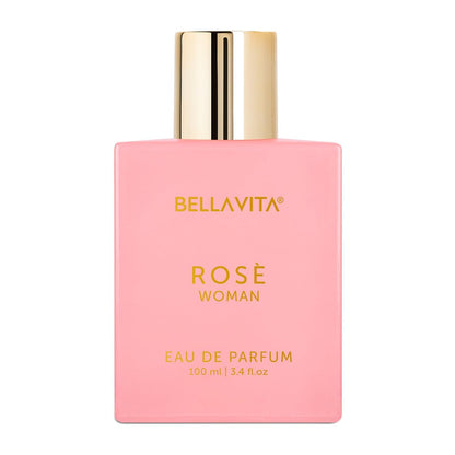 Bella Vita Luxury Rose Woman Eau De Parfum Perfume for Women with Black Currant, Vanilla, Jasmine|Floral & Sweet EDP Long Lasting Fragrance Scent 100 ML