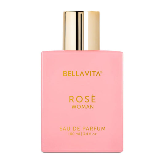 Bella Vita Luxury Rose Woman Eau De Parfum Perfume for Women with Black Currant, Vanilla, Jasmine|Floral & Sweet EDP Long Lasting Fragrance Scent 100 ML