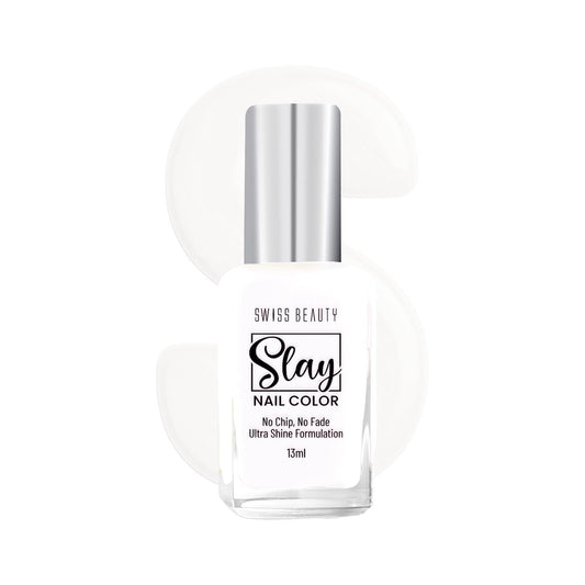 Swiss Beauty Slay Nail Colour â€“ Vibrant, Glossy & Long-Lasting - 13 ML, Top Coat