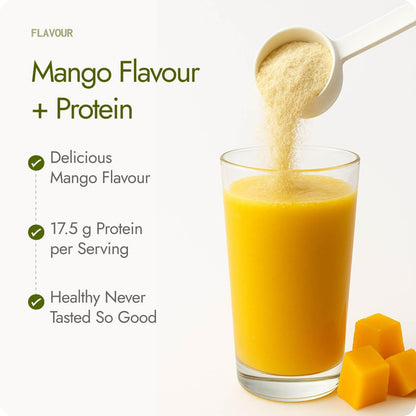 Kapiva Mango Slim Shake 750g | High-Protein Meal Replacement Drink with 7 Ayurvedic Herbs for Weight Control