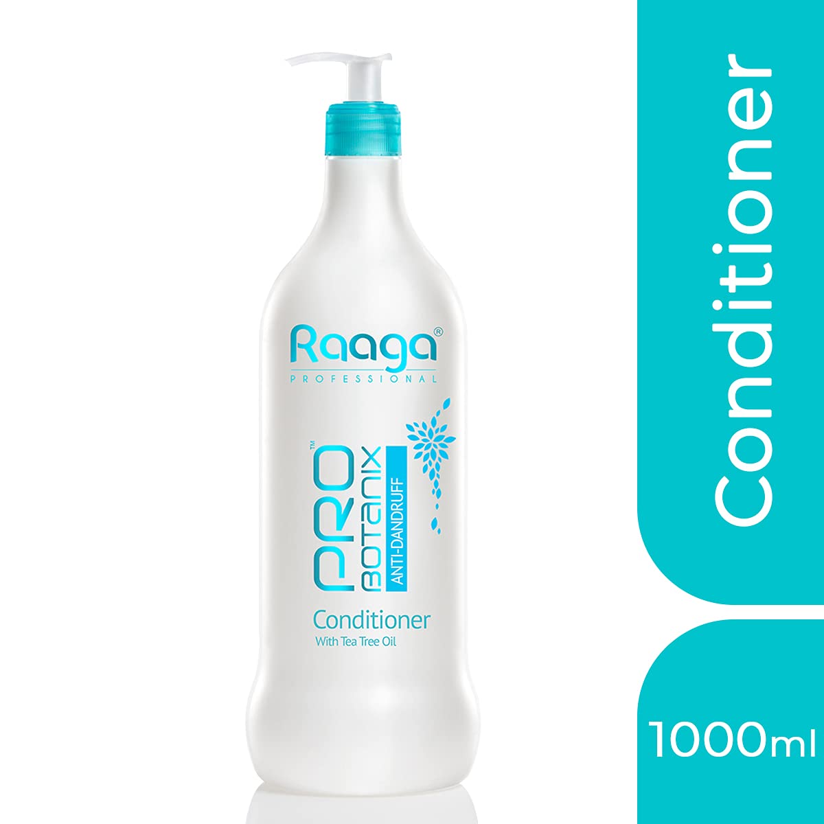 Raaga Professional Pro Botanix Anti-Dandruff Conditioner, With Tea Tree Oil, Reduces Itchiness And Flaking, 1000 millilitre
