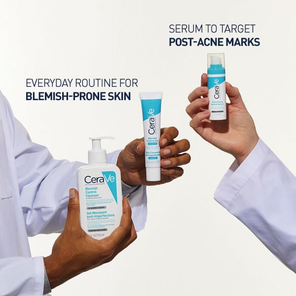 Cerave Blemish Control Cleanser with 2% Salicylic Acid & Niacinamide for Acne Prone Skin, Controls Acne & Spots, Unclog Pores & Reduces Blemishes, 236ml