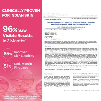 OZiva Vegan Collagen (Watermelon) with Biotin & Vitamin C For Brighter & Youthful Skin | Collagen Supplement For Women & Men | Plant Based Powder | Certified Vegan 125g