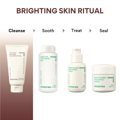 Innisfree Volcanic BHA Foaming cleanser | Korean Face Wash for Oily/Combination Skin | Pore Cleanser | Acne Prone Skin | Deep Cleansing | For Men and Woman