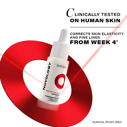 Novology Pro-Lift Cellular Restoration Anti-Ageing Serum with 5.3% Pro Retinol + Adenosine Triphosphate + Peptides| For Firmer Skin, Reduces Fine Lines & Wrinkles| 28 ML