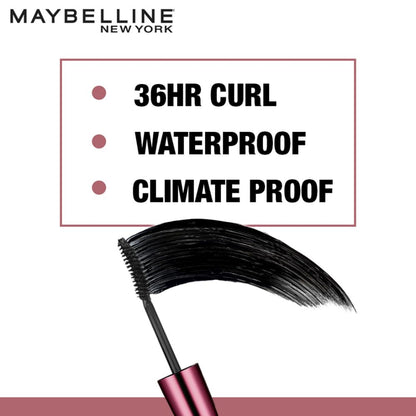 Maybelline New York Mascara, Highly Pigmented Colour, Long-lasting, Waterproof, Hypercurl , Black, 9.2ml