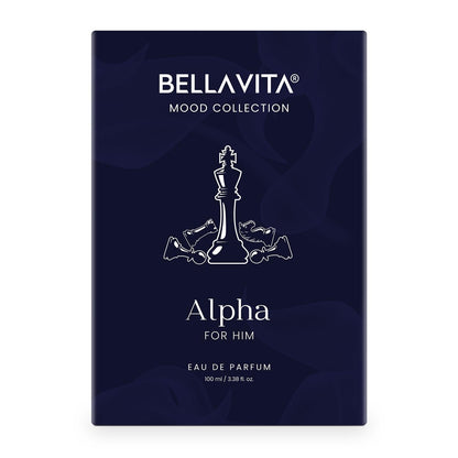 BELLAVITA Mood Collection ALPHA Perfume for Him | Long-Lasting Luxury Perfume | Bold & Sophisticated Perfume For Men, 100ml