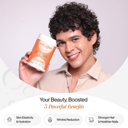 Beautywise Advanced Marine Japanese Collagen Peptides 200g For Skin, Hair & Nail Supplement (Mango)
