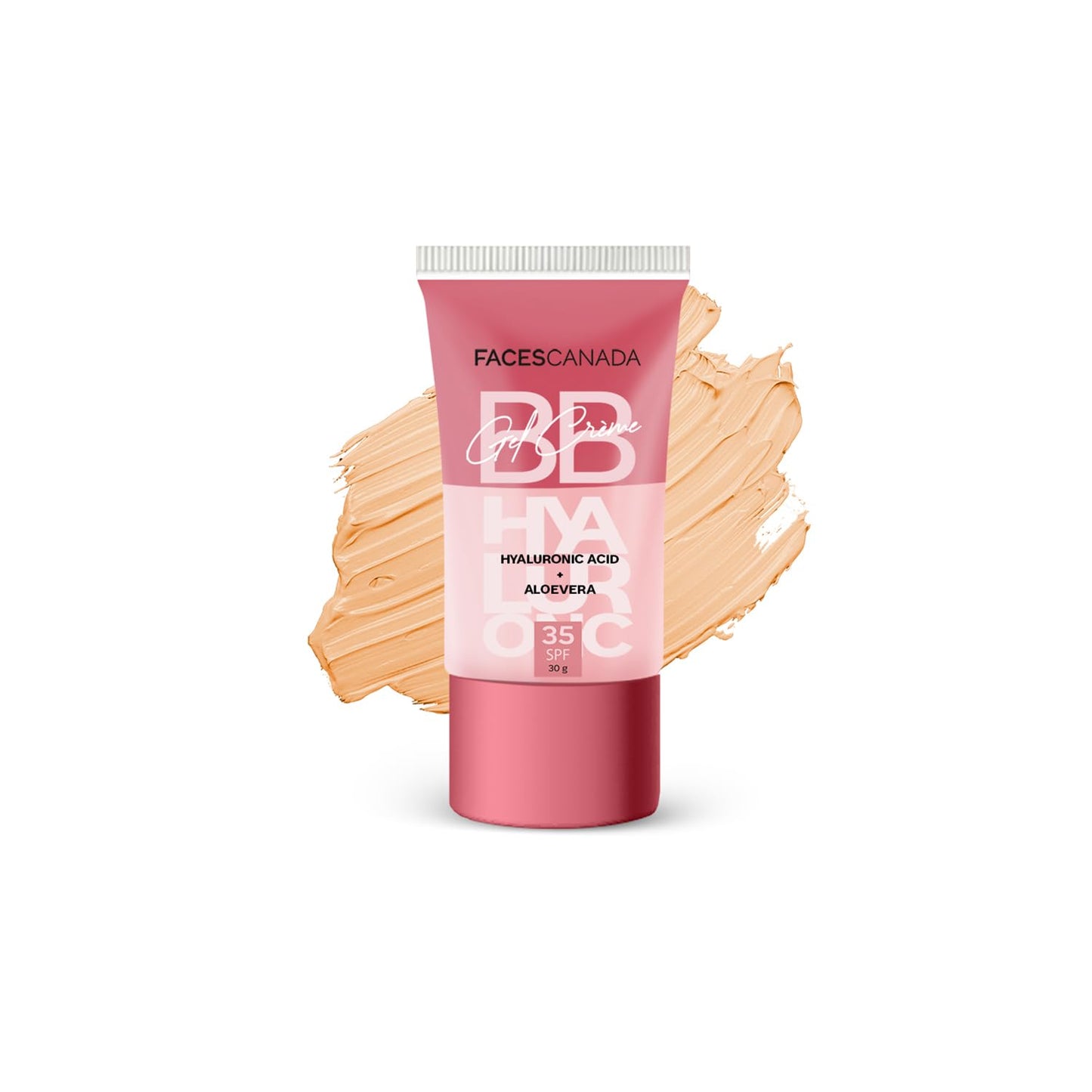 FACESCANADA SPF 35 BB Gel CrÃ¨me - Warm Caramel, 30g | Multitasking | Even Skin Tone | Instant Glow | Smooth Flawless Matte Finish | Hydrating | Lightweight & Nonsticky