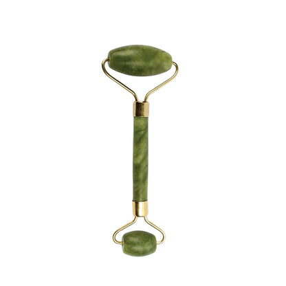 mars by GHC Saturn Facial Massager Jade Roller & Gua Sha Tool Natural Himalayan Stone | Good Health Company (Pack Of 1)