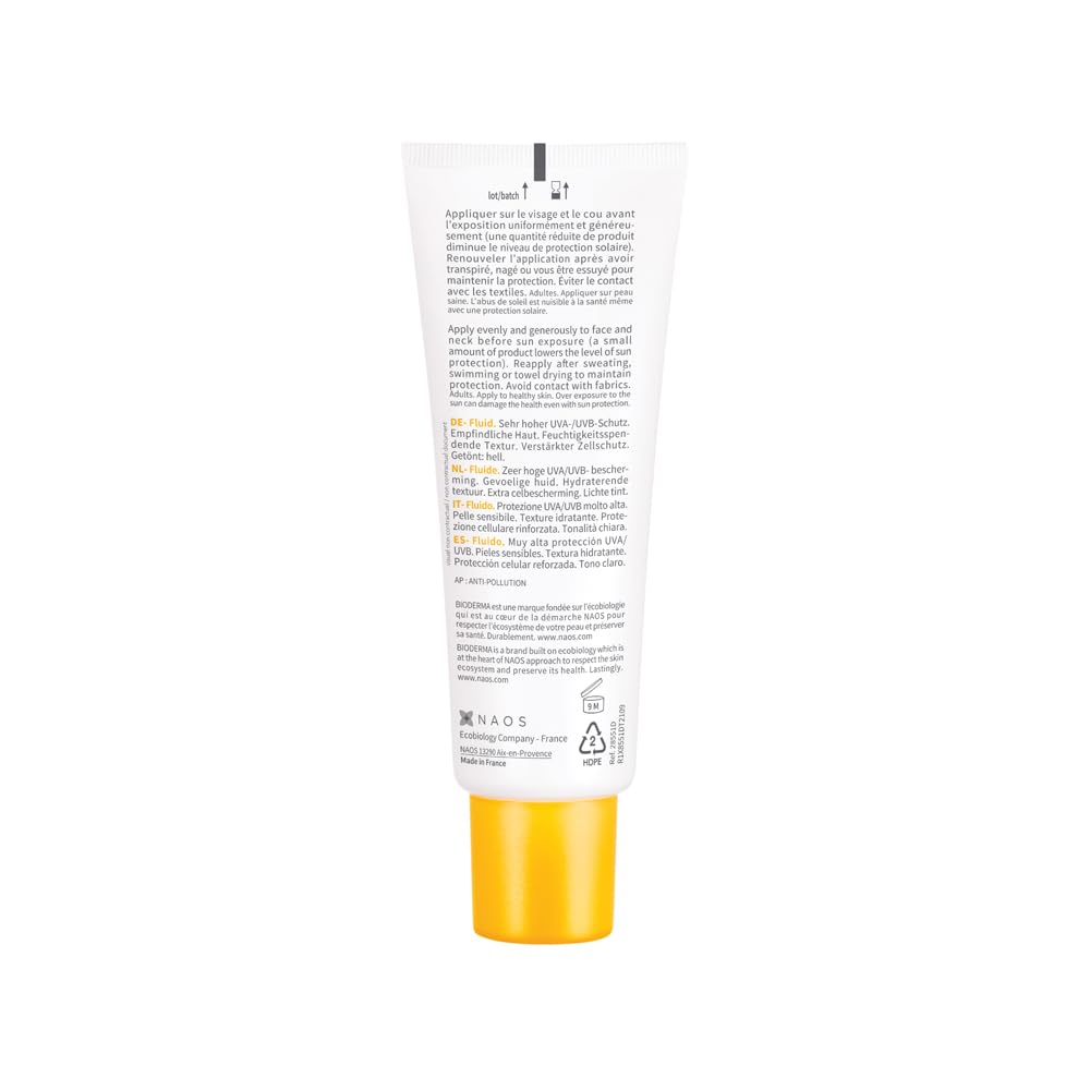 Bioderma Photoderm Fluide Max SPF 100 PA++++ Tinted Sunscreen for Sensitive Skin | In Vivo Tested