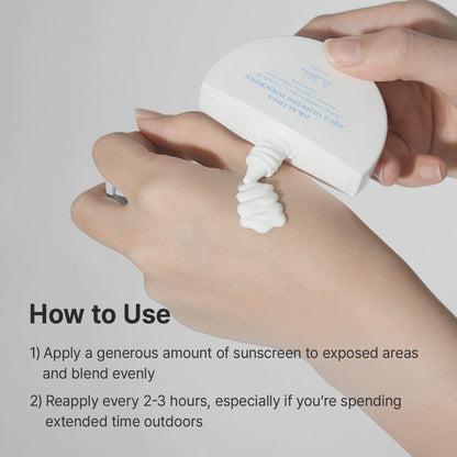 Dr. Althea Aqua Glowing Sunscreen | SPF 50+ PA++++ | Lightweight Hydrating Sunscreen | Non-Greasy, No White Cast | Korean Vegan Skincare | 45ml