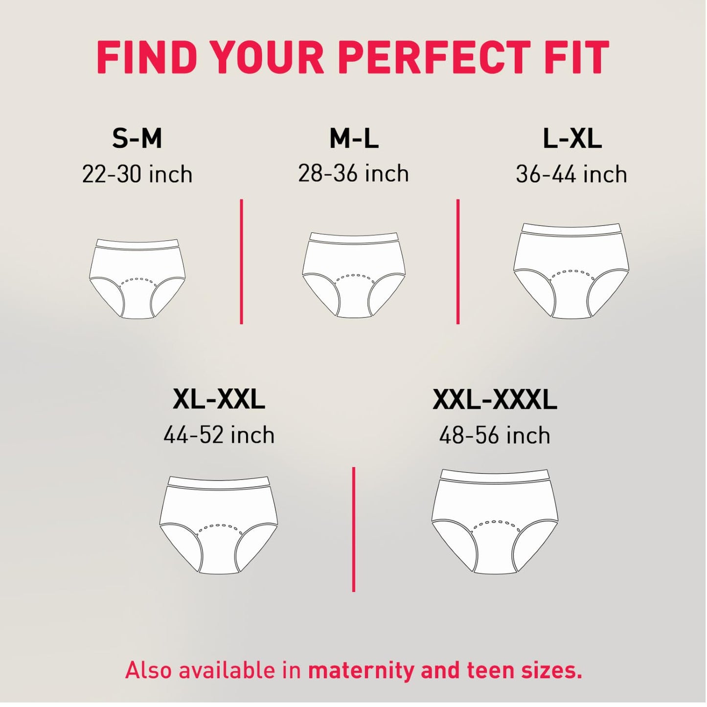Sirona Disposable Period Panty for Girls & Women | M-L | Pack of 10 | 360Â° Coverage for Stress Free Periods | Leakage Protection for Heavy Flow | Rash Free | Super Absorbent with Comfortable Fit