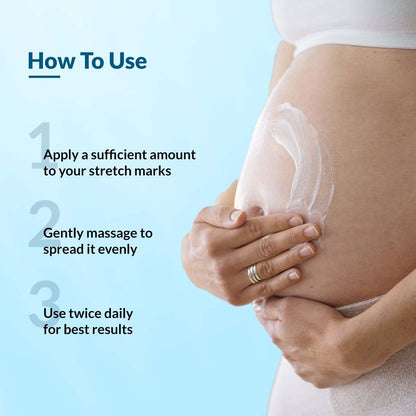Fixderma Strallium Stretch Mark Cream, Removes Pregnancy stretch marks, Scar removal and Moisturizing Cream, Stretch mark remover for Stomach, thighs & all body parts- 75g