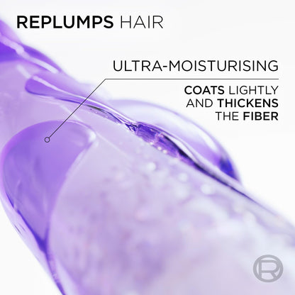 L OrÃ©al Paris Moisture Filling Shampoo, With Hyaluronic Acid, For Dry & Dehydrated Hair, Adds Shine & Bounce, Hyaluron Moisture 72H, 340Ml.