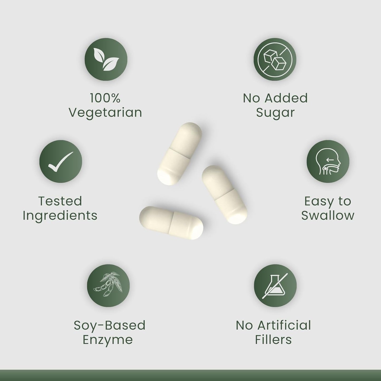 Nattokinase supplement by Nutramito, 200mg (4000 FU) per serving of 2 capsules, Natural Enzyme Supplement for Heart Health, Vitamin Kâ€“Free Formula, Supports Heart Health & Smooth Circulation