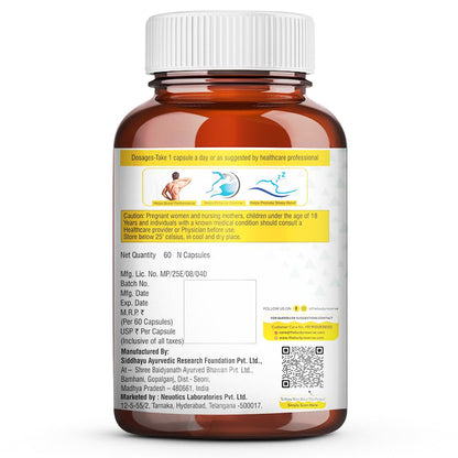 The Body Reserve Ashwagandha KSM66-30 Capsules Ashwagandha KSM 66 for men & Women Supports Stress Management & Muscle Recovery