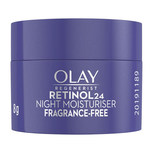 Olay Retinol Night Cream- Mini |with Retinol & Niacinamide |Wake up to plump and bouncy skin from Day 1 |Suitable for Normal, Dry, Oily & Combination skin |8 gm