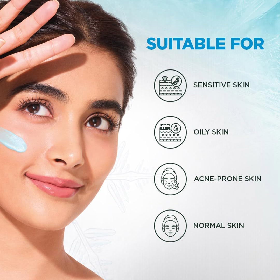 Garnier Super UV Cooling Watergel Sunscreen SPF 50 PA++++ | Instant Cooling & 8-hr freshness |Lightweight gel |No white cast |Suitable for oily dry sensitive & combination skin | For men & women,60ml