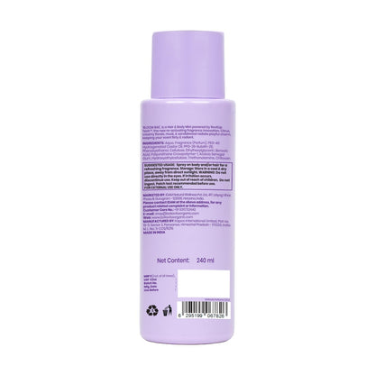 Bellavita Bloom Bae | 2 in 1 Hair and Body Mist | 240ml | Long Lasting Premium Body Mist for Woman, Girl | Water based formulation