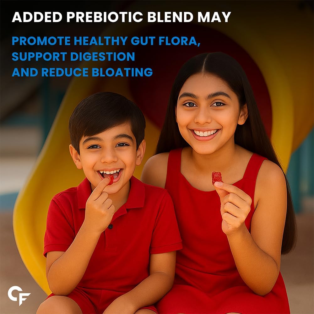 Carbamide Forte Multivitamin For Kids | Multivitamin Gummies For Kids | Multivitamin Gummies For Immunity | Vitamin Gummies For Immunity With No Added Sugar | 60 Gummy Bears