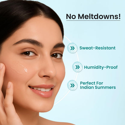 Swiss Beauty Hold Me Grip Primer | Hydrating | Grippy Gel Formula | Sweat-Resistant & Humidity-Proof | Enriched with Niacinamide & Centella | Long-Lasting Base | 24ml