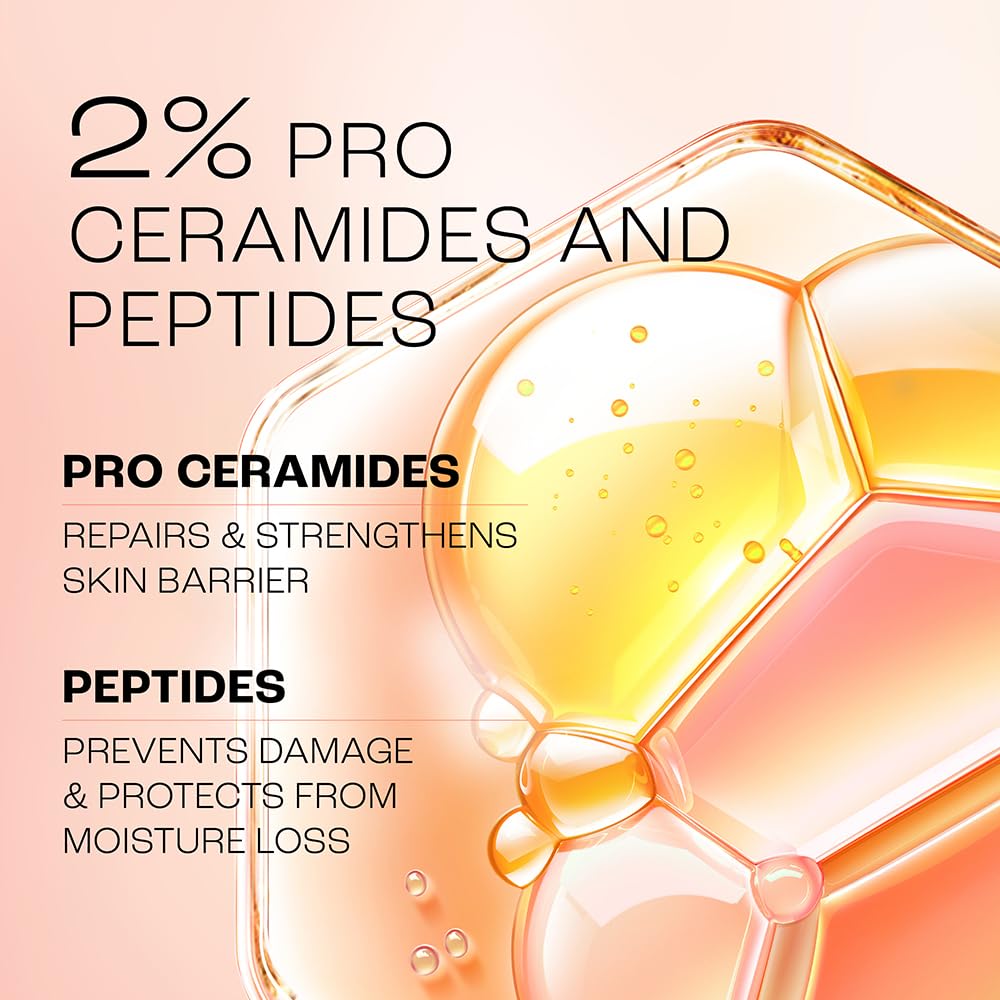 LakmÃ© Peach Milk Creme Moisturizer with 2% Pro-Ceramide & Peptides | Repairs Damaged Skin Barrier & Gives Intense Hydration | For Dry, Normal & Sensitive 300g
