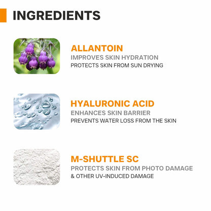 DERMATOUCH Multivitamin Spf 50 Pa+++ Sunscreen Gel For All Skin Types | Uva-Uvb Protection |Zero White Cast | Unisex | 50G