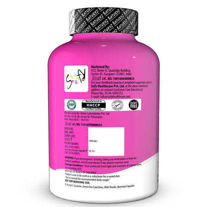 NATURYZ After Cheers Liver & Alcohol Detox Supplement with Milk Thistle, N-Acetyl Cysteine (NAC), Green Tea & Beetroot | Advanced Liver Health, Hangover Recovery | Helps detox After Drinking | 60 Vegetarian Capsules