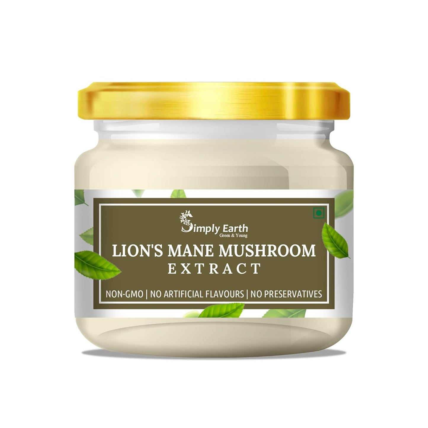 Simply Earth Lion's Mane Mushroom Extract Powder 10:1, (20% Polysaccharides) Improves Memory, Focus and Clarity | 50gmâ€¦