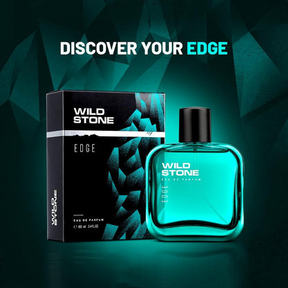 Wild Stone Edge Edp Premium Perfume For Men,100 Ml|Long-Lasting Eau De Parfum|Luxury Fragrances|Fragrance For Modern Lifestyle|Ideal Gift For Him|Premium Scent For Men