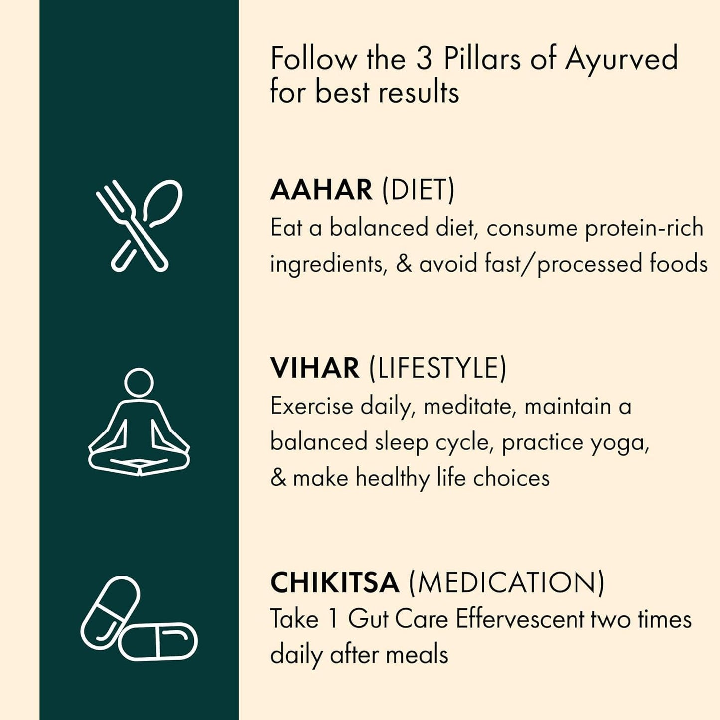 Dr. Vaidyaâ€™s Gut Care Effervescent Tablets | Helps reduce bloating & acidity, improves digestion, promotes gut health & regulates Bowel movement | Jeera, Ajwain, Saunf | Prebiotic & Probiotic Blend with healthy gut microbiome 15 Tablets