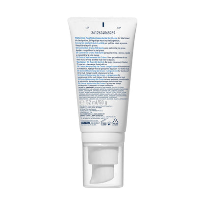 CeraVe Oil Control Gel Cream lightweight Moisturizer for Oily & Combination Skin with Ceramides, Hyaluronic Acid & Niacinamide | Dermatologist Recommended (52ml)
