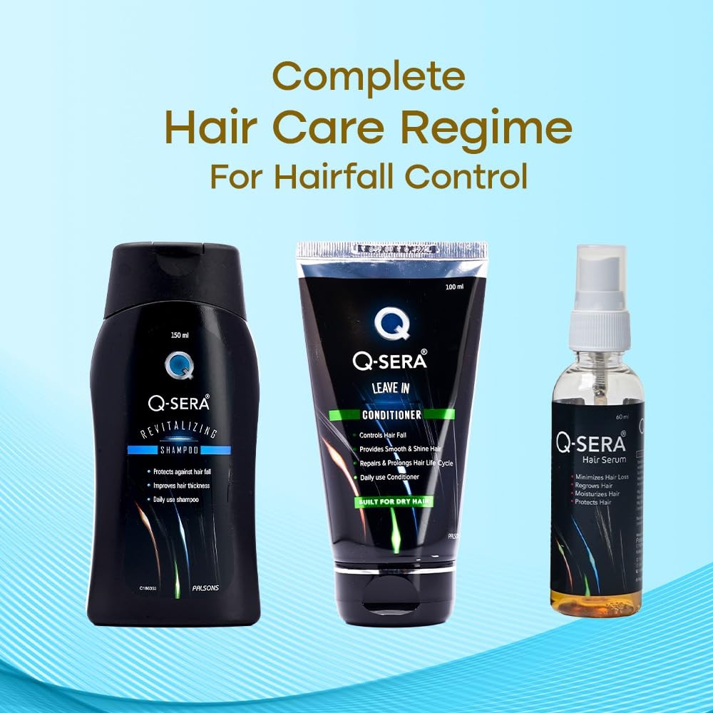 QSERA Leave In Conditioner for dry & frizzy Hair | Silicon free I Paraben free | built for dry hair I makes hair smooth, moisturized, tangle free | 100 ml
