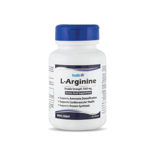 Healthvit L-Arginine 1000 Mg 60 Tablets