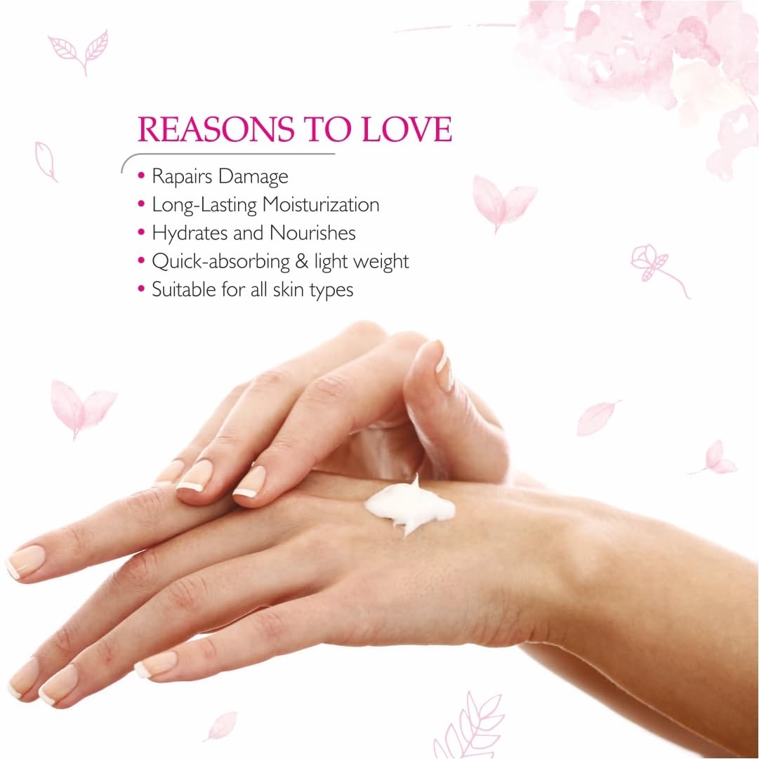 Anaaya Nourishing Hand Cream | Majestic Rose | Shea Butter & Cocoa Butter with Argan Oil & Hyaluronic | Soft & Moisturizing | Vegan & Paraben Free (50g)