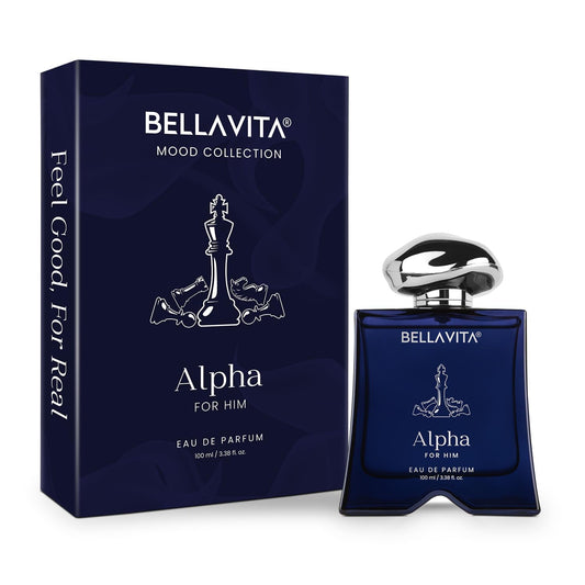 BELLAVITA Mood Collection ALPHA Perfume for Him | Long-Lasting Luxury Perfume | Bold & Sophisticated Perfume For Men, 100ml